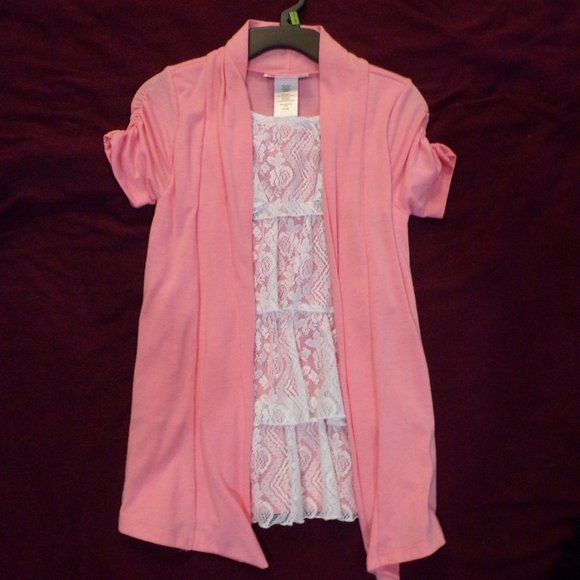 Piper Girl's Cardigan and Blouse w/ Leggings - Picture 3 of 5